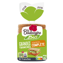 LA BOULANGERE Pain de mie Complet Bio LA BOULANGERE