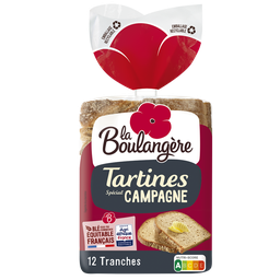 LA BOULANGERE Pain tartine spécial campagne LA BOULANGERE