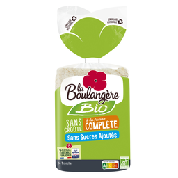 LA BOULANGERE Pain de mie Complet Bio Sans Croûte LA BOULANGERE