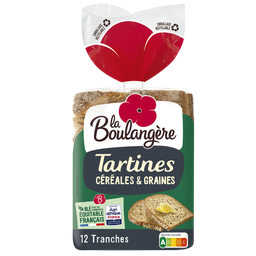 LA BOULANGERE Tartines aux céréales et graines 450 g