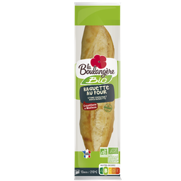 LA BOULANGERE Baguette bio à réchauffer 250 g