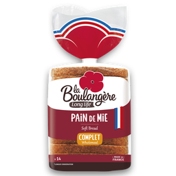 LA BOULANGERE Pain de mie complet 550 g