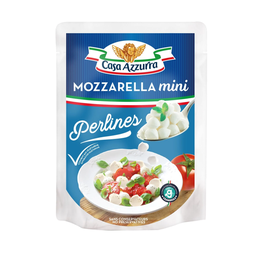 CASA AZZURRA Mozzarella pérolas de vaca 120 g