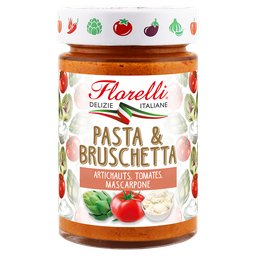 FLORELLI Pasta&Bruschetta Artichauts Tomates Mascarpone 190 g
