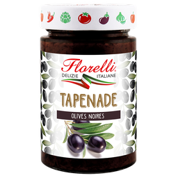 FLORELLI Tapenade d'olives noires 190 g