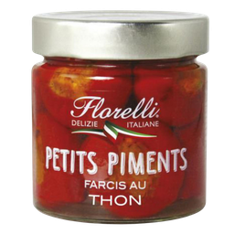 ITAL PASSION FLORELLI Small Peppers Stuffed with Tuna 190 g