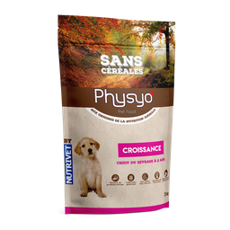 PHYSYO Croquettes croissance sans céréales pour chiot 2kg