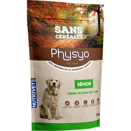 PHYSYO Croquettes au poulet sans céréales pour chien senior 2kg
