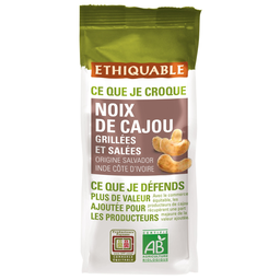 ETHIQUABLE Anacardos tostados sin sal El Salvador Bio 125 g