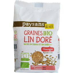 PAYSANS D'ICI Graines de lin doré Gascogne Bio 250 g