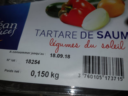 OCEAN DELICES Tártaro de Salmão com Legumes do Sol 150 g