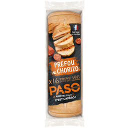 PASO Préfou au chorizo 16 tranches 350g