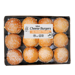 PASO Minis cheese burgers plateau de 12 pièces, 540g