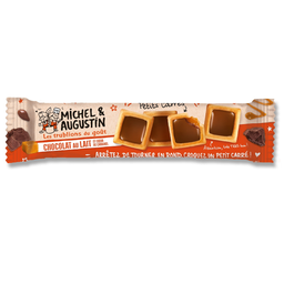 MICHEL ET AUGUSTIN Biscuits petites tartelettes lait et cœur caramel 4 biscuits 37.6
