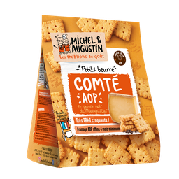 MICHEL ET AUGUSTIN Galletas saladas Comté y Pimienta Negra de Madagascar 100 g