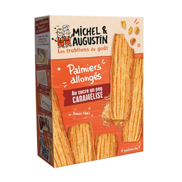 MICHEL ET AUGUSTIN Palmeritas de hojaldre con mantequilla y azúcar caramelizado 120 g