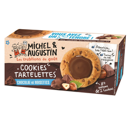 MICHEL ET AUGUSTIN Cookies Tartines Chocolate Avellanas 115 g