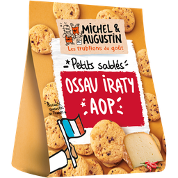 MICHEL ET AUGUSTIN Galletas Saladas Sablés Ossau Iraty Tomate y Pimiento AOP 100 g
