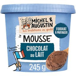 MICHEL ET AUGUSTIN Mousse de chocolate con leche 500 ml