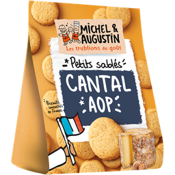 MICHEL ET AUGUSTIN Galletas saladas Cantal AOP y nuez moscada 100 g