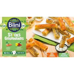 BLINI X16 sticks gourmands sauce inc
