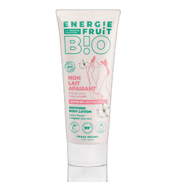 ENERGIE FRUIT Lait corps apaisant bio fleur de coton et aloe vera peaux sèches 200ml