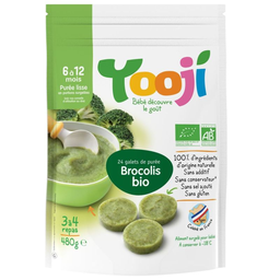 YOOJI Puré Suave de Brócoli Bio 480 g
