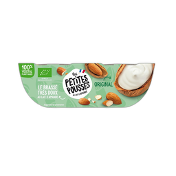 LES PETITES POUSSES Spécialité végétale au lait d'amande bio 2x100g