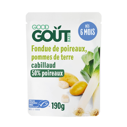 GOOD GOUT Fondue de Puerros y Bacalao 190 g