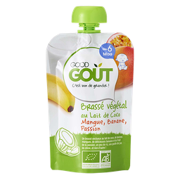 BANANE Good Goût organic coconut mango banana dairy-free dessert