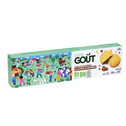GOOD GOUT Galletas Bio sablé rellenas de crema de untar 100 g