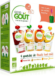 FRUITS Variety Fruit Purées with spoon 4 x 120 g