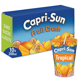 CAPRI-SUN Bebida de frutas Tropical, pack de 10 x 20 cl
