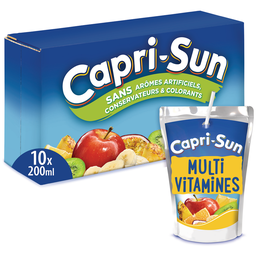 CAPRI-SUN Bebida de frutas Multivitaminas 10 x 20 cl