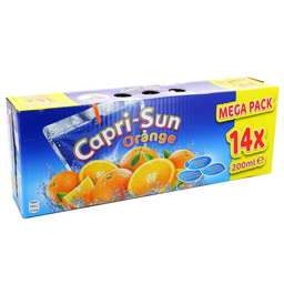 CAPRI-SUN Bebida de zumo de frutas Naranja 14 x 20 cl