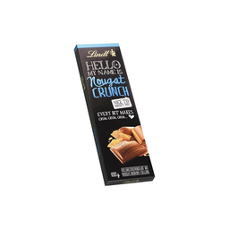 LINDT tablette chocolat hello crunch nuts 100g