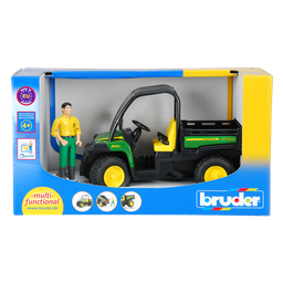 BRUDER Véhicule Tout Terrain John Deere Gator Xuv855d, Figurine 22,6cm