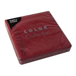 SANS MARQUE Guardanapos 3 camadas 24cm x 24cm vermelho, lote de 20 guardanapos