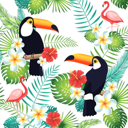 PAPSTAR Disposable Napkins 1/4 Toucan 20 napkins