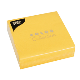 SANS MARQUE Guardanapos 3 camadas 33x33 amarelo, lote de 50 unidades