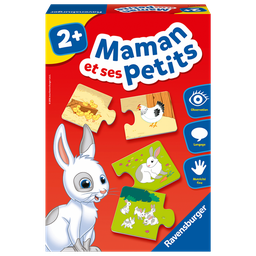 RAVENSBURGER Jeu Éducatif Maman et ses Petits 24023