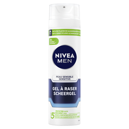 NIVEA Gel à raser Visage Homme Peau Sensible 200 ml