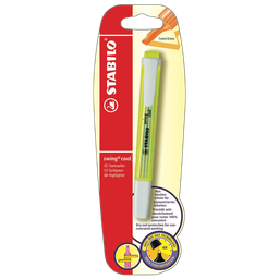 STABILO Resaltador Swing Cool Amarillo Blister x 1