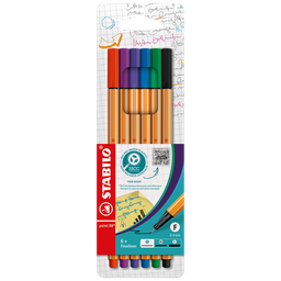STABILO Rotuladores Point 88 colores surtidos 6 unidades