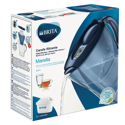 BRITA Marella Water Filter Jug Blue 1 MAXTRA+ cartridge included