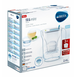 BRITA Water Filter Jug fill&enjoy Style + 3 Maxtra Cartridges 1025892