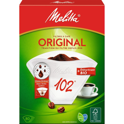 MELITTA Filtros de café 102, caja de 80