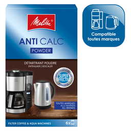 MELITTA Descalcificador en polvo Anti Calc 6 dosis de 125 g