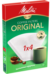 MELITTA Filtres à café grand arôme original blanc 1x4, 40 unités