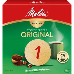 MELITTA Filtres à café ronds bruns 100 unités